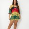 Knitted Ripple Bottom Hoodie for Vacation and Leisure Beach Bikini Overcover