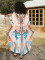 Cotton print cover shirt for vacation, leisure beach, bikini, outer cover shirt in 6 colors
