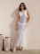 Knitted vest long skirt vacation casual beach bikini outer cover shirt