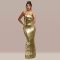 Party Evening Dress Sparkling Strap Dress Foreign Trade Women's Long Dress
