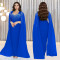 Fashionable women's elegant temperament rhinestone evening dress dress