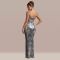Party Evening Dress Sparkling Strap Dress Foreign Trade Women's Long Dress