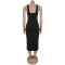 Fashionable women's elegant slim fit button decoration sexy dress