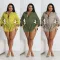 sexy and elegant commuting solid color workwear lantern pants jumpsuit