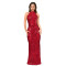 Fashionable women's clothing with elegant style, hanging neck fish tail dress, formal dress