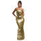 Party Evening Dress Sparkling Strap Dress Foreign Trade Women's Long Dress