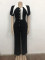 Personalized line splicing sleeveless sports fitness jumpsuit