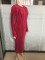 Elastic pleated dress (excluding waistband)
