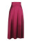 Women's fashion, elegant, solid color, A-line style, slimming, high waist, long skirt