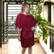 Fashionable women's solid color sequin sexy slim fit bag arm dress