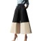 Women's fashion casual splicing high waist slimming loose pants