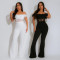 New sexy one-piece lace see through jumpsuit slim pants for women
