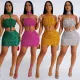Fashionable women's sexy strapless and diamond hot stamping bag arm skirt neck accessory set