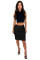 Fashionable solid color double-layer mesh high waist over knee temperament transparent skirt