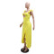 New suspender hollow dress solid color slit long skirt