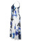 Summer women's fashionable and elegant V-neck suspender suitable for vacation plus size dresses