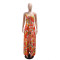 Strap up sexy top paired with slim fit wide leg pants, fashionable two-piece set for women