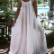 Summer women's fashionable and elegant round neck sleeveless long plus size dress