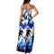Summer women's fashionable and elegant V-neck suspender suitable for vacation plus size dresses