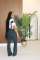 Collar zipper polyester splicing micro flared pants jumpsuit