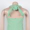 High waisted design woven style suspender sleeveless loose straight tube jumpsuit