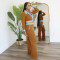 Sexy single breasted slim fit retro Polo slim fit knit sweater long pants two sets