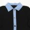 Sexy single breasted slim fit retro Polo slim fit knit sweater long pants two sets