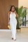 Women's high neck sleeveless jumpsuit