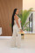 High waisted design woven style suspender sleeveless loose straight tube jumpsuit