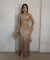 2025 New Asymmetric One Shoulder Tassel Long Dress