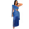 2025 New Asymmetric One Shoulder Tassel Long Dress