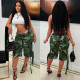 Cross border new personalized fashionable pocket casual camouflage workwear shorts