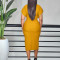 Short sleeved round neck fashionable temperament elegant OL hip bag