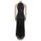 Fashionable women's elegant temperament sequin slit dress dress