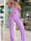 Spring and summer new women's fashion slim fit vest high waist wide leg pants temperament two-piece set