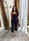 New Fashion Women's Open Back Strap Hanging Neck Strap Vest Set