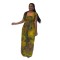 New fashionable women's pleated design printed dress