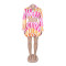 New Fashion Women's Bubble Sleeve Design Short Shirt High Waist Short Skirt Cover