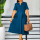 Peacock blue + belt