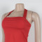 New Fashion Women's Open Back Strap Hanging Neck Strap Vest Set