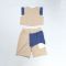 Women's denim patchwork design short sleeved top shorts set two-piece set