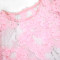 Embroidered net set round neck long sleeved top paired with sexy shorts two-piece set for women
