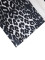 Leopard print high waisted straight leg pants for women, casual and loose, side striped patchwork versatile pants