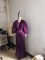 Women's Fashion Folding Set V-neck Bat Sleeve Shirt High Waist Two Piece Set