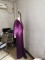 Women's Fashion Folding Set V-neck Bat Sleeve Shirt High Waist Two Piece Set