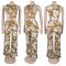 Cross border women's two-piece sleeveless vest, high waisted pants, floral print set