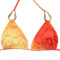 Summer sexy lingerie paired with slit dress short two-piece set for women's wear