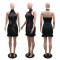 New sexy hip hugging dress sleeveless short skirt for women