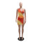 Summer sexy lingerie paired with slit dress short two-piece set for women's wear