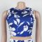 Cross border women's two-piece sleeveless vest, high waisted pants, floral print set